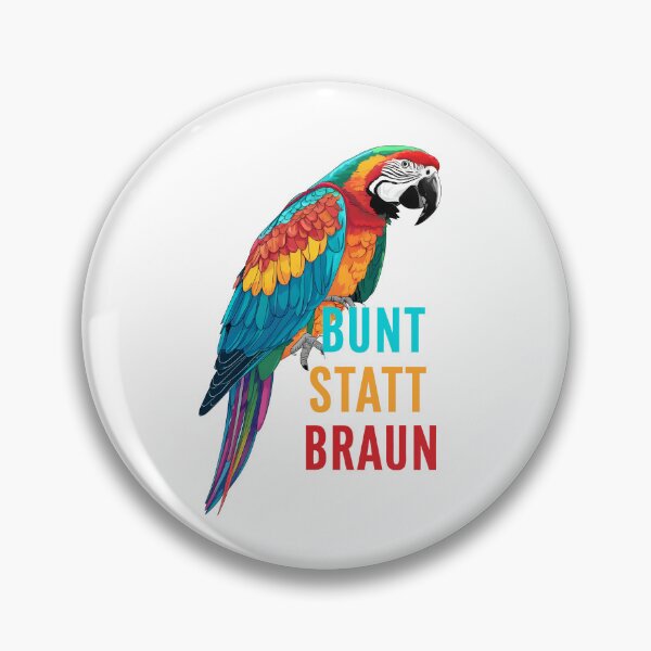 Item preview, Parrot - colorful instead of brown designed and sold by Channel1Design.