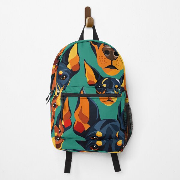 Item preview, Vibrant Doberman Faces Seamless Pattern: A Modern Art Tribute to Pet Admiration designed and sold by Rosa Elena Albornoz Mendez.