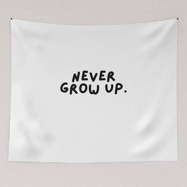 Item preview, Never Grow Up.  designed and sold by CharmStudio.