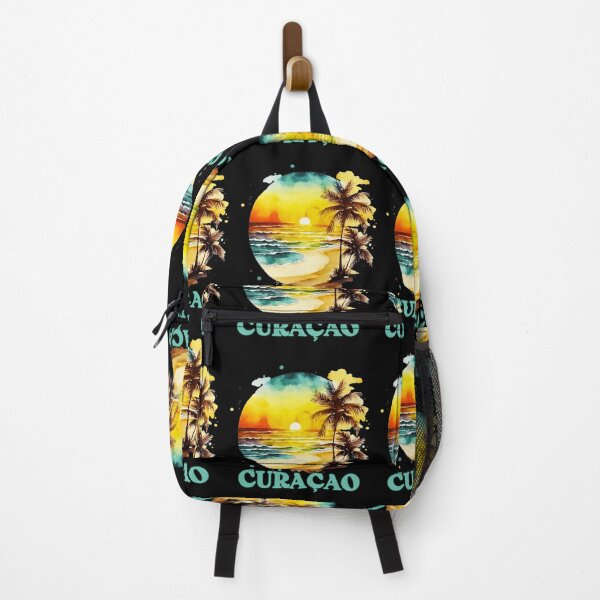 Item preview, CURACAO - Top Caribbean Islands, National Beach Day, Tropical Vacation, Sunset designed and sold by Sun Sand & Sea Art.