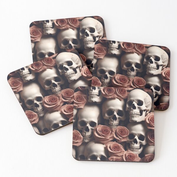 Item preview, Vintage Skulls And Roses Pattern designed and sold by TheArtOfPat.