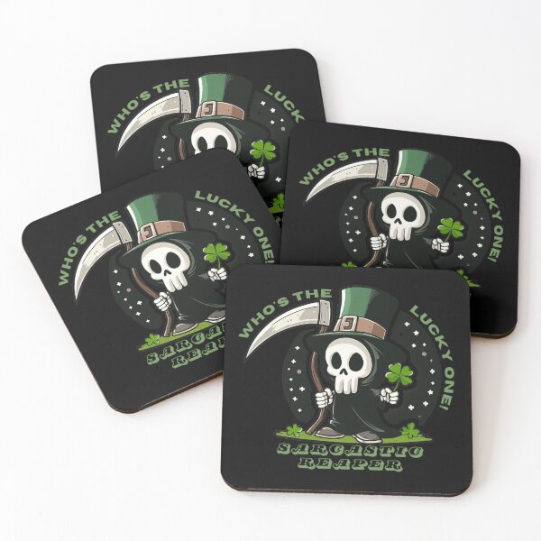 Item preview, Sarcastic Reaper: Who's the lucky one! designed and sold by DShirtRepublic.