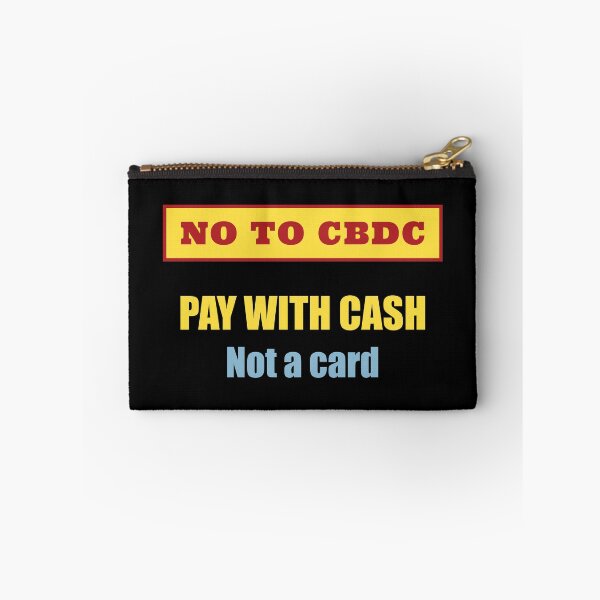 Item preview, CBDC - Pay with cash - version 2 designed and sold by adam1762.