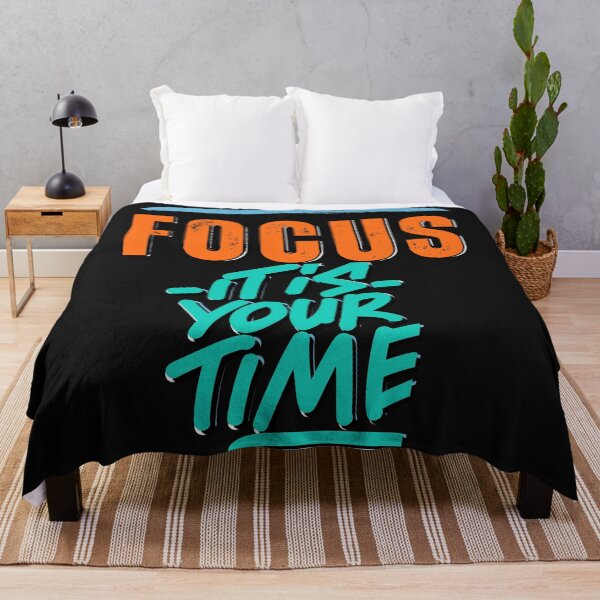 Item preview, Classic T-Shirt Focus it's your time by Belle Treasure Chest designed and sold by Luetta  Stuger- Fleming.