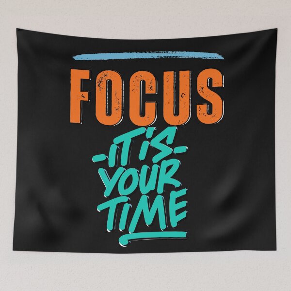 Item preview, Classic T-Shirt Focus it's your time by Belle Treasure Chest designed and sold by Luetta  Stuger- Fleming.