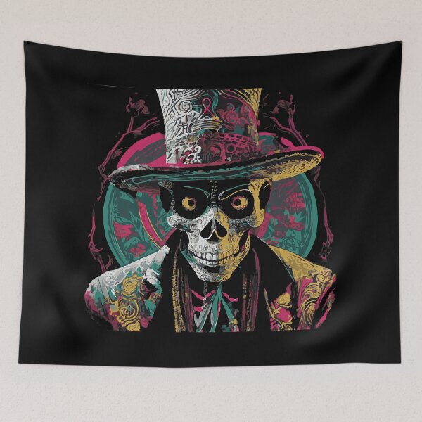 Item preview, Colorful Baron Samedi Voodoo Priest Magic designed and sold by ZomboniJobroni.
