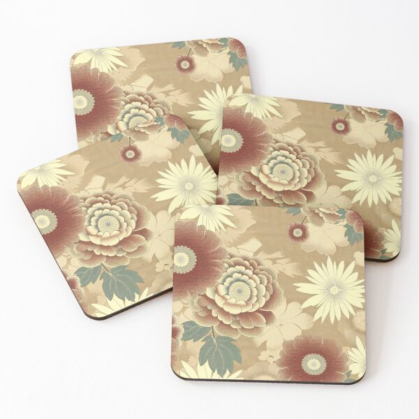 Artikelvorschau, Vintage japanische Blumen rosa Tönung entworfen und verkauft von Blessinger77.