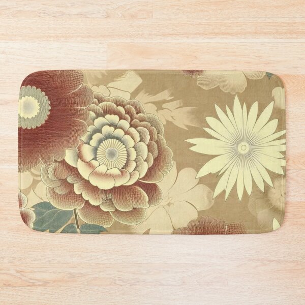 Item preview, Vintage Japanese Flowers Pink Tint designed and sold by Blessinger77.