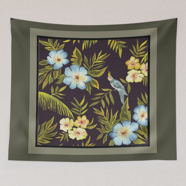 Item preview, TROPICAL PARAKEET designed and sold by Leslie Marcus.