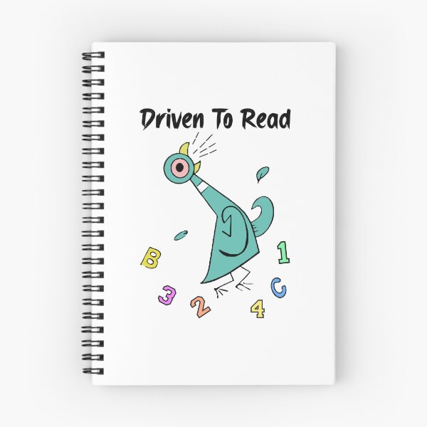 Item preview, Driven To Read Pigeon Library Reading Books Reader designed and sold by Mayalogo.