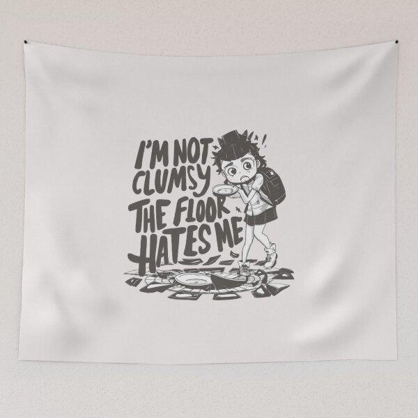 Item preview,   i’m not clumsy. the floor just hates me , inspirational quotes   , funny idea  designed and sold by masteryStore.