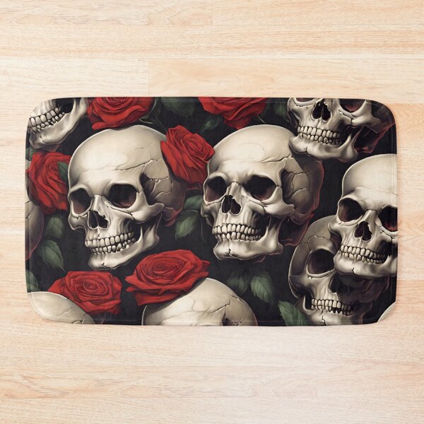 Item preview, Vintage Skulls And Roses Pattern designed and sold by TheArtOfPat.