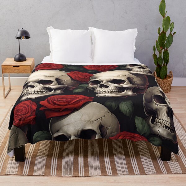 Item preview, Vintage Skulls And Roses Pattern designed and sold by TheArtOfPat.