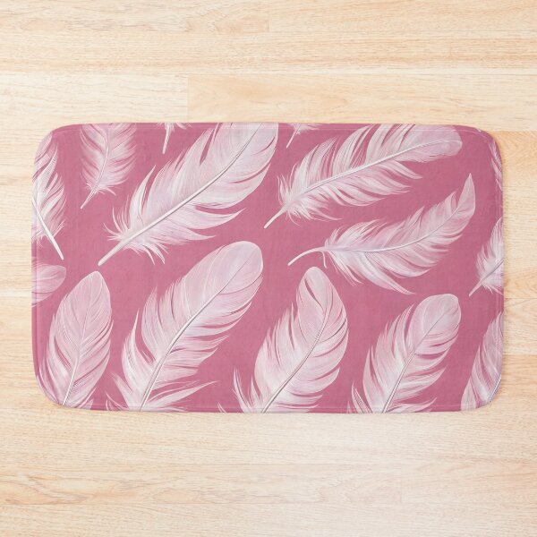 Item preview, WHITE FEATHERS ON PINK BACKGROUND designed and sold by Ciervo Primavera.