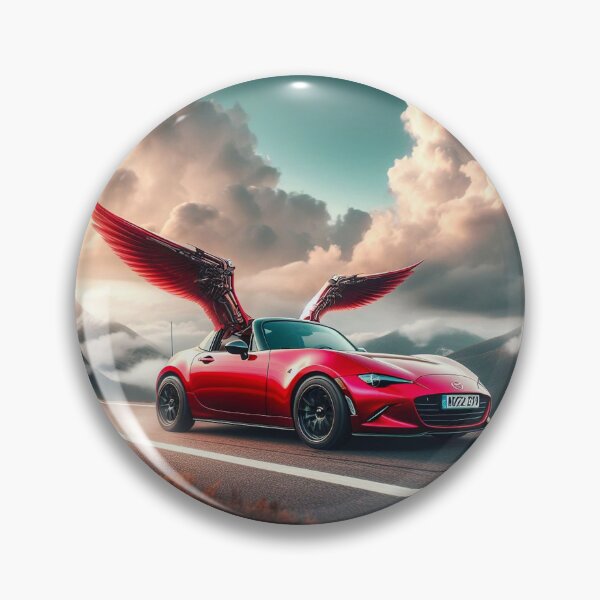 Item preview, AI generated fantasy flying Mazda MX-5 designed and sold by MartinPhotos.