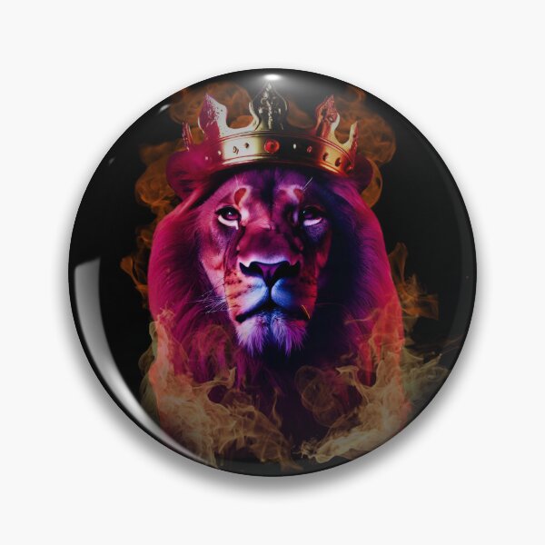 Item preview, amazing burning neon lion  designed and sold by Lunaawga.