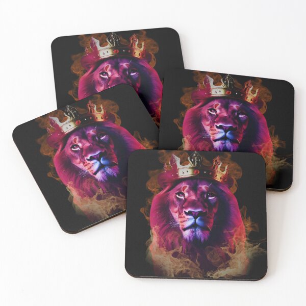 Item preview, amazing burning neon lion  designed and sold by Lunaawga.