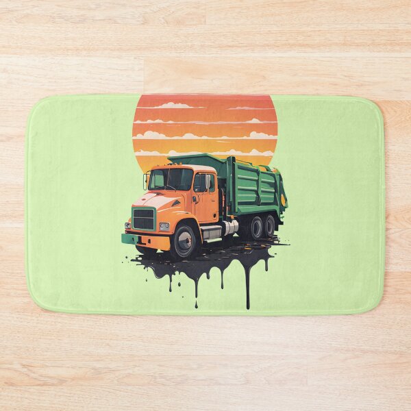 Item preview, Retro Melting Garbage Truck designed and sold by Real-Recycling.