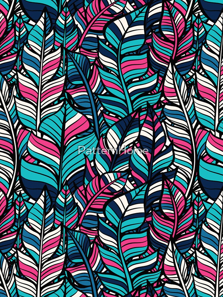 Thumbnail 4 of 4, iPhone Case, Colorful Feathers Boho Style Pattern designed and sold by PatternHome.