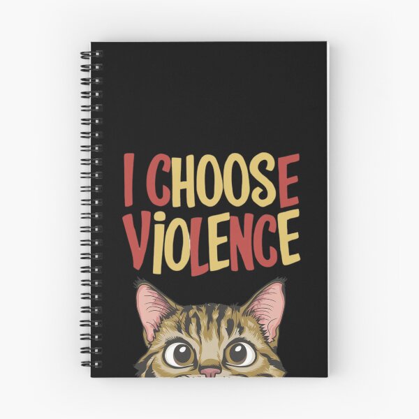 Item preview, I Choose Violence Bad Cat designed and sold by 2teesme.