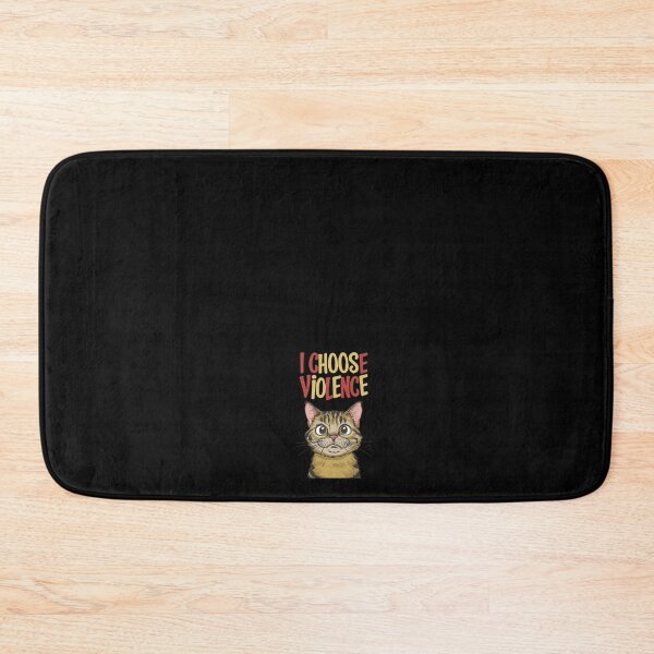 Item preview, I Choose Violence Bad Cat designed and sold by 2teesme.
