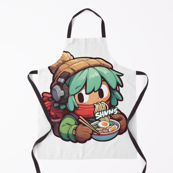 Artikelvorschau, Cute Girl Eating Noodles entworfen und verkauft von CoolMantras.