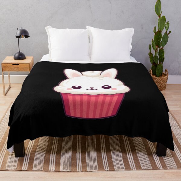 Item preview, Magenta Easter Bunny Cupcake designed and sold by KawaiiArtStyle.