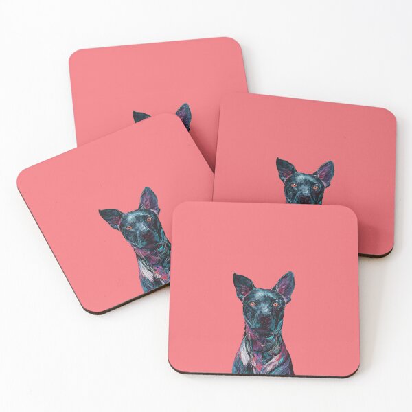 Item preview, Black dog portret designed and sold by Tajdi.