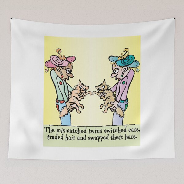 Item preview, The Cat Swap Twins designed and sold by JamesKentRidley.