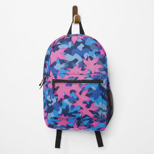 Item preview, Pink Blue Camouflage Pattern designed and sold by TheArtOfPat.