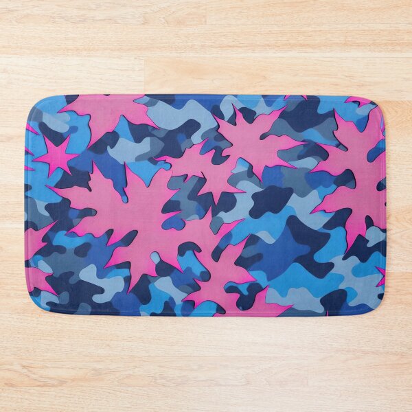 Item preview, Pink Blue Camouflage Pattern designed and sold by TheArtOfPat.