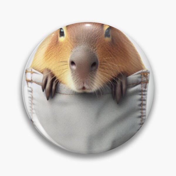 Item preview, Capybara in a Pocket  designed and sold by SportsMomsRock.