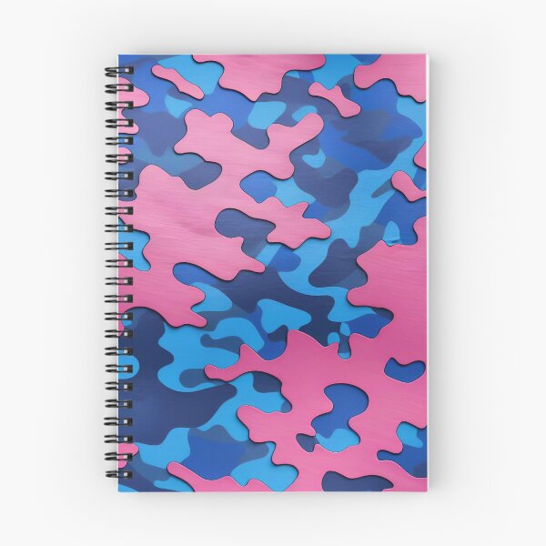 Item preview, Pink Blue Camouflage Pattern designed and sold by TheArtOfPat.