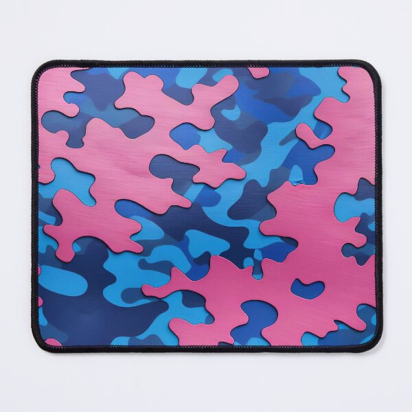 Item preview, Pink Blue Camouflage Pattern designed and sold by TheArtOfPat.