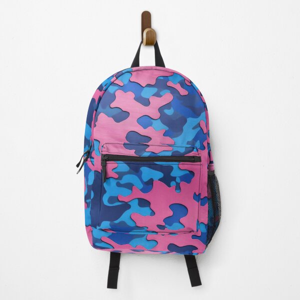 Item preview, Pink Blue Camouflage Pattern designed and sold by TheArtOfPat.