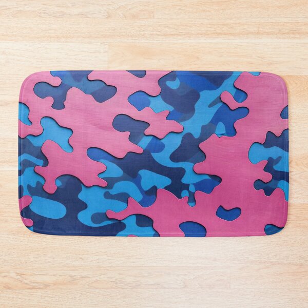 Item preview, Pink Blue Camouflage Pattern designed and sold by TheArtOfPat.