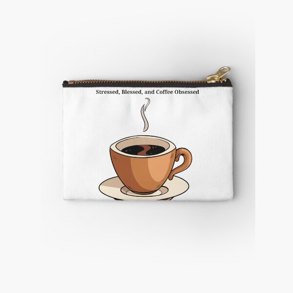 Item preview, Stressed, Blessed and Coffee Obsessed designed and sold by ChiWellness Shop.