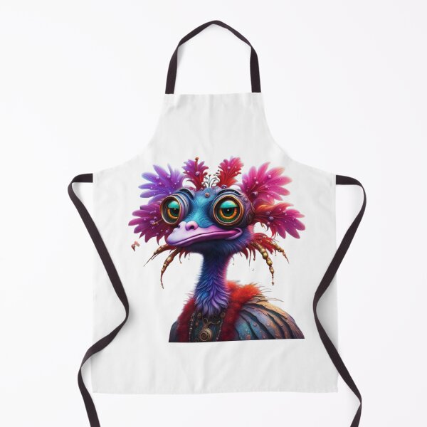 Item preview,  Cyberpunk cyber  Cartoon manga emu  purple  designed and sold by Coolparrotgirl.