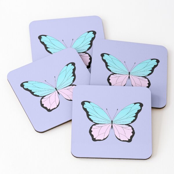 Artikelvorschau, Rosa und blau gemischter Schmetterling entworfen und verkauft von meltedgummies ✨.
