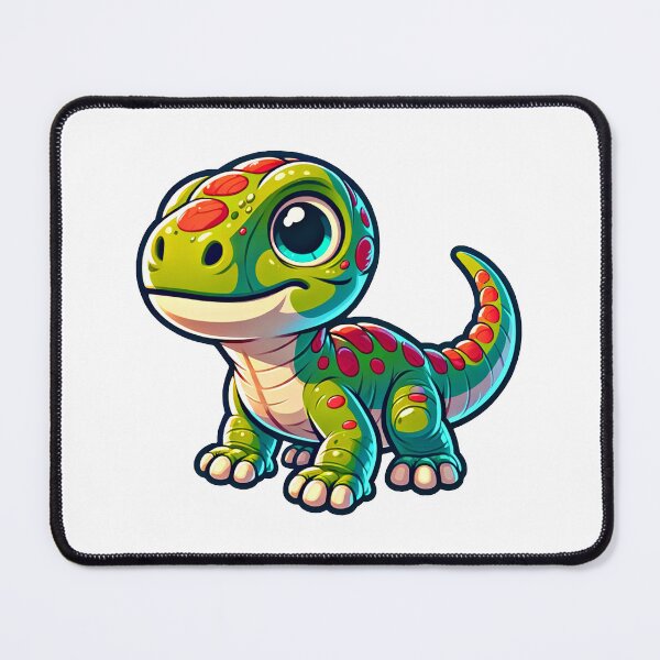 Item preview, Cartoon Iguanodon Adorable Dino Delight Sticker Cute Dinosaur Decal For Kids And Dino Lovers designed and sold by RadoSta.