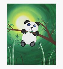 Baby Panda spielen Fotodruck