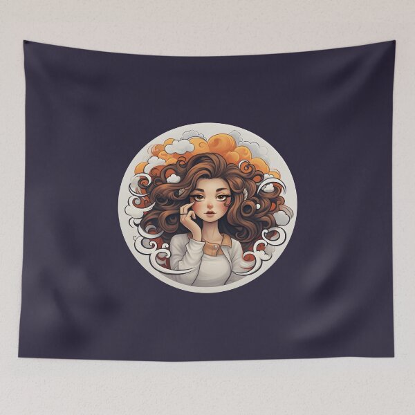 Item preview, Abstract Painted Lady designed and sold by CoolMantras.