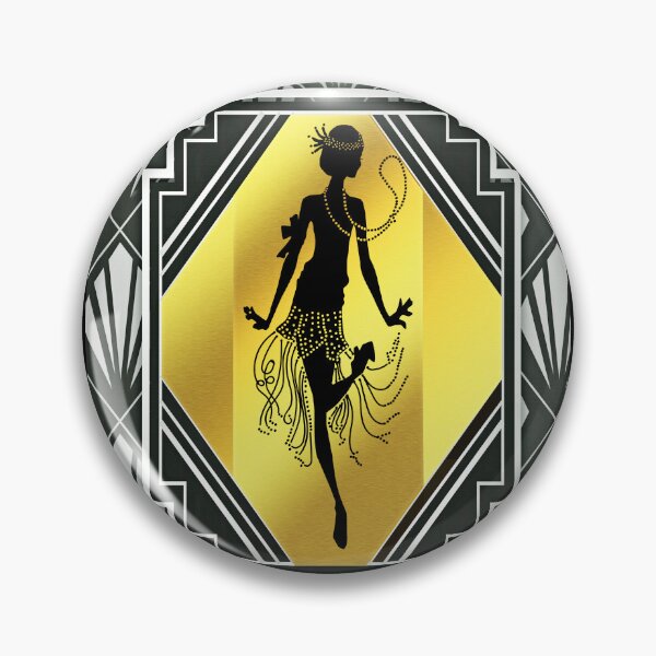 Item preview, Art Deco Flapper Roaring 20's Gatsby Style Print designed and sold by Annnalise.