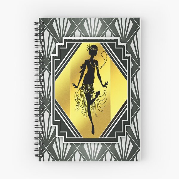 Item preview, Art Deco Flapper Roaring 20's Gatsby Style Print designed and sold by Annnalise.