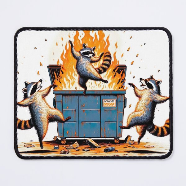 Item preview, Choose Violence Racoons at Dumpster Fire designed and sold by whimsical-ai.