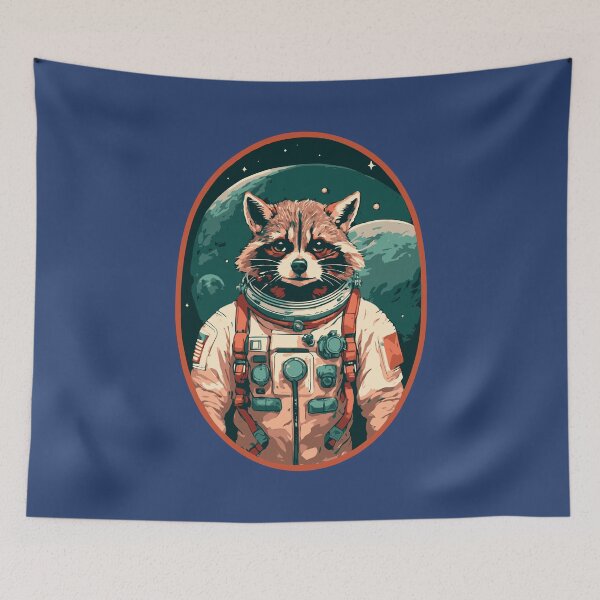 Item preview, Astronaut Raccoon Graphic For Trash Panda Coon Lover Gift For Cosmonaut designed and sold by Myth-Creatures.