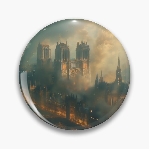 Item preview, Epic City Scape Gothic Art Style designed and sold by RayFineArt.