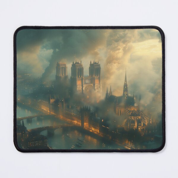Item preview, Epic City Scape Gothic Art Style designed and sold by RayFineArt.