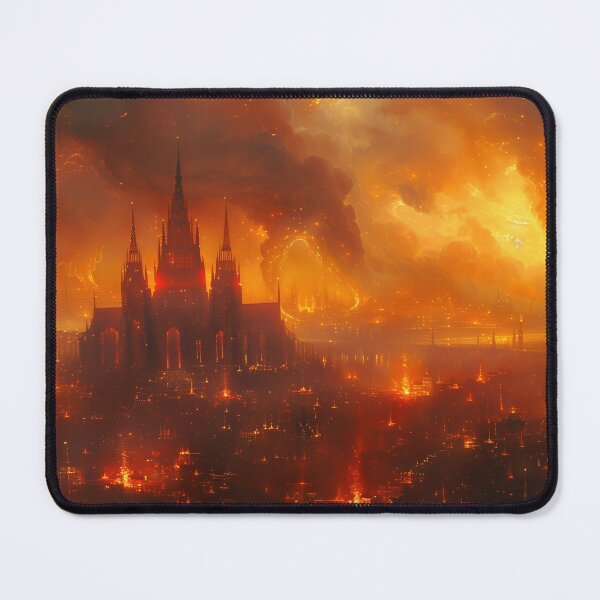 Item preview, Huge City in Gothic Art Style designed and sold by RayFineArt.