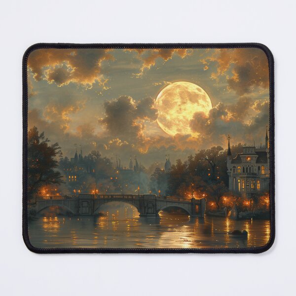Item preview, A huge city, Romanticism Art designed and sold by RayFineArt.